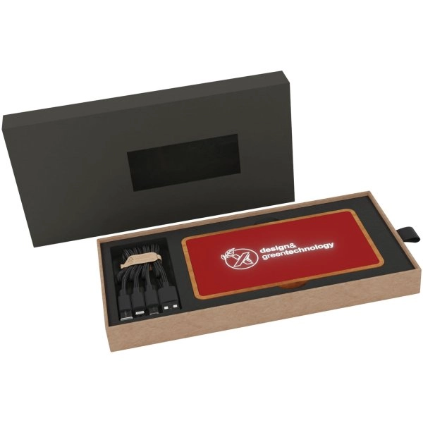 Immagine Power bank wireless luminoso da 5.000 mAh SCX.design P36