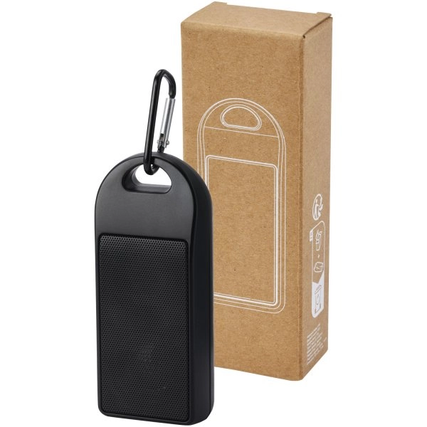Immagine Speaker Bluetooth® IPX4 in plastica riciclata RCS da 3 W Omni