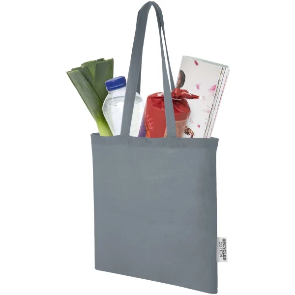Immagine Tote bag in cotone riciclato GRS da 140 g/m2 Madras - 7L