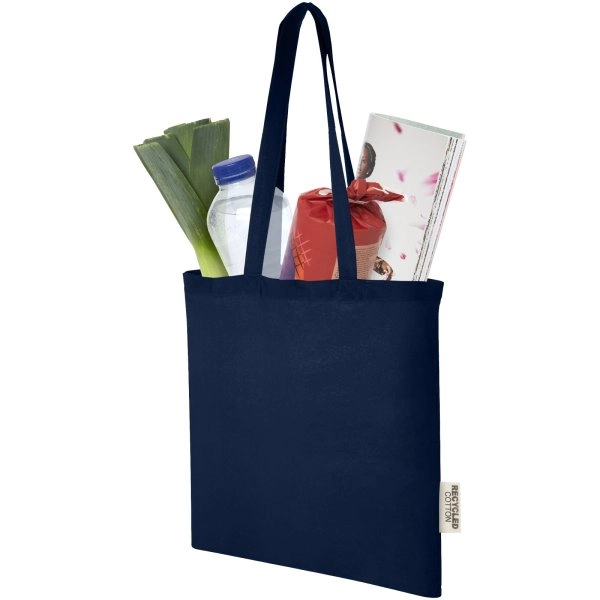Immagine Tote bag in cotone riciclato GRS da 140 g/m2 Madras - 7L