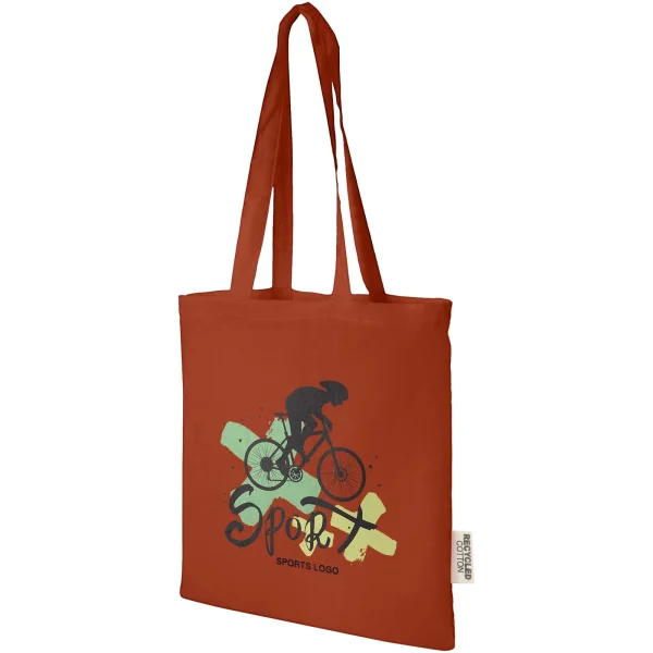 Immagine Tote bag in cotone riciclato GRS da 140 g/m2 Madras - 7L