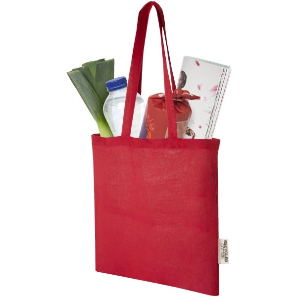 Immagine Tote bag in cotone riciclato GRS da 140 g/m2 Madras - 7L