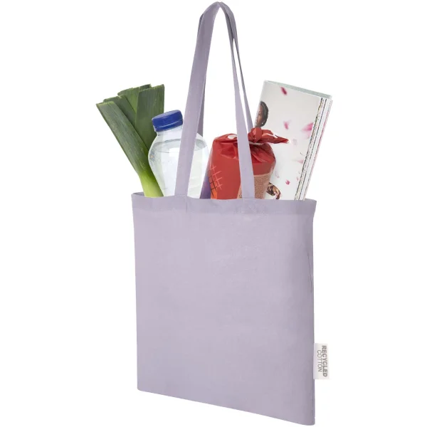 Immagine Tote bag in cotone riciclato GRS da 140 g/m2 Madras - 7L