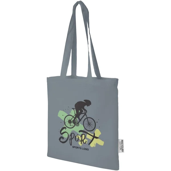 Immagine Tote bag in cotone riciclato GRS da 140 g/m2 Madras - 7L