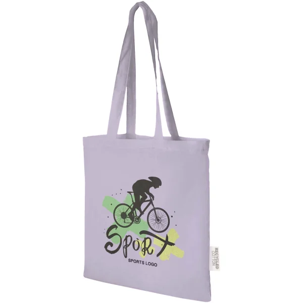 Immagine Tote bag in cotone riciclato GRS da 140 g/m2 Madras - 7L