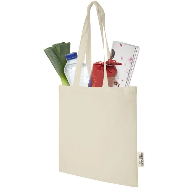 Immagine Tote bag in cotone riciclato GRS da 140 g/m2 Madras - 7L