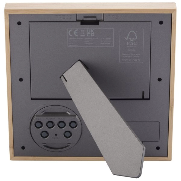 Immagine Cornice per foto in bambù con termometro Sasa