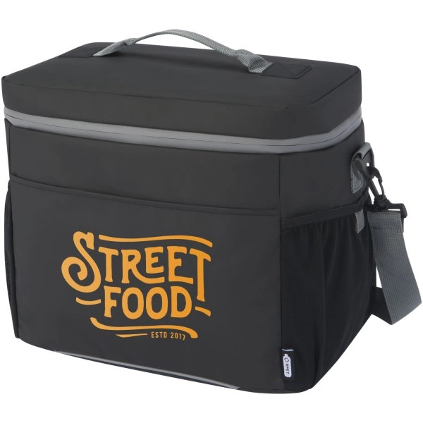 Immagine Borsa termica per 20 lattine in materiale riciclato certificato GRS Aqua - 22 L