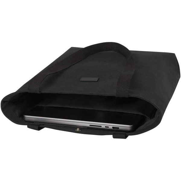 Immagine Tote bag versatile in canvas riciclato certificato GRS Joey - 14 L