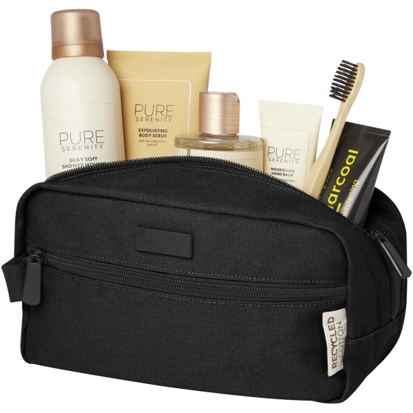 Immagine Borsa porta accessori in canvas riciclato certificato GRS Joey - 3,5 L