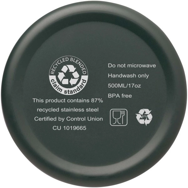 Immagine Borraccia termica con isolamento sottovuoto in rame e acciaio inossidabile riciclato certificato RCS da 500 ml Vasa