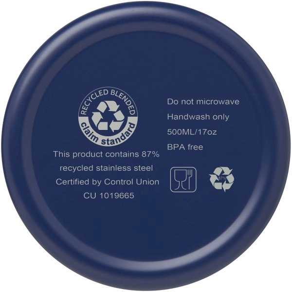 Immagine Borraccia termica con isolamento sottovuoto in rame e acciaio inossidabile riciclato certificato RCS da 500 ml Vasa