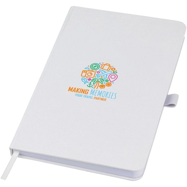 Immagine Blocco note con copertina rigida in carta crush Fabianna
