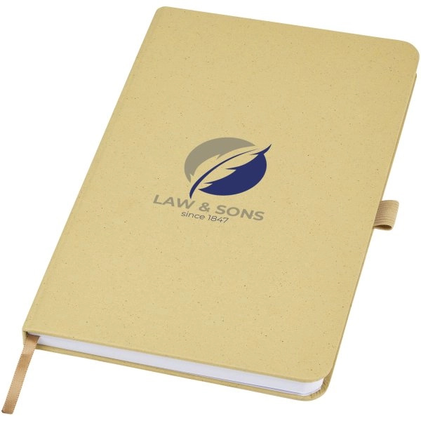 Immagine Blocco note con copertina rigida in carta crush Fabianna