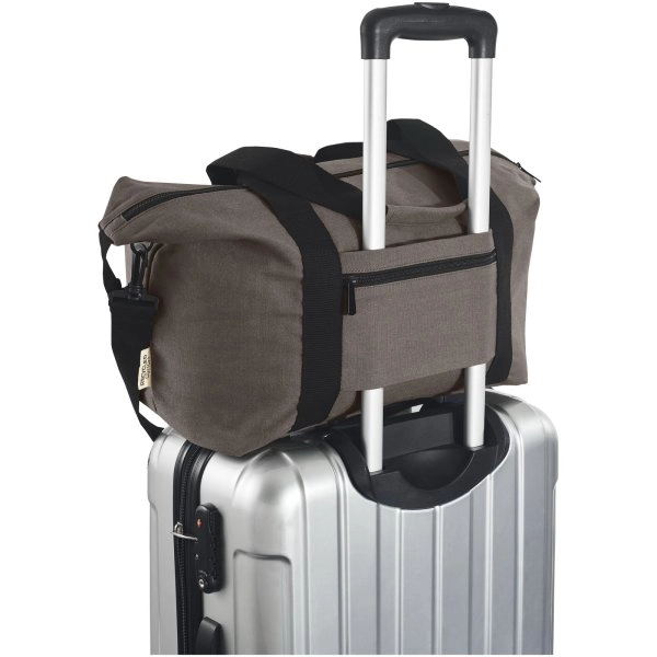 Immagine Borsone sportivo in canvas riciclato certificato GRS Joey - 25L
