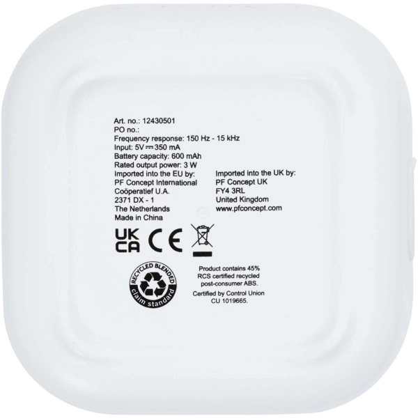 Immagine Mini speaker Bluetooth® 2.0 in plastica riciclata RCS da 3 W Stark