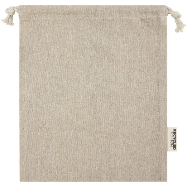 Immagine Sacchetto per confezione regalo medio in cotone riciclato 150 g/m² certificato GRS Pheebs - 1,5L
