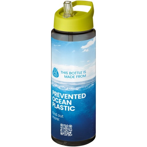 Immagine Borraccia sportiva da 850 ml con coperchio con beccuccio H2O Active® Eco Vibe 