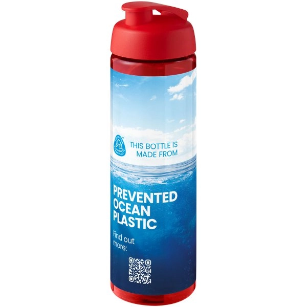 Immagine Borraccia sportiva da 850 ml con coperchio a scatto H2O Active® Eco Vibe