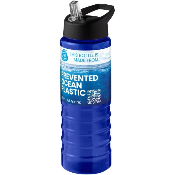 Immagine Borraccia sportiva con coperchio a beccuccio da 750 ml H2O Active® Eco Treble 