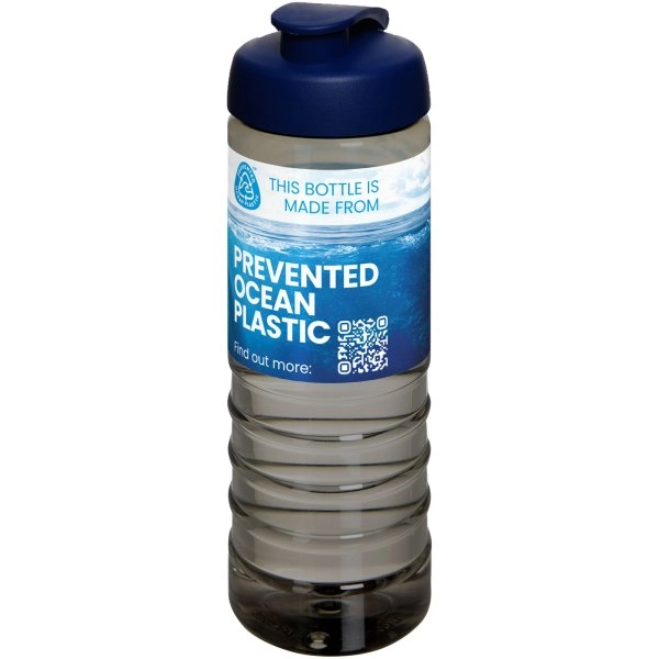 Immagine Borraccia sportiva con coperchio a scatto da 750 ml H2O Active® Eco Treble