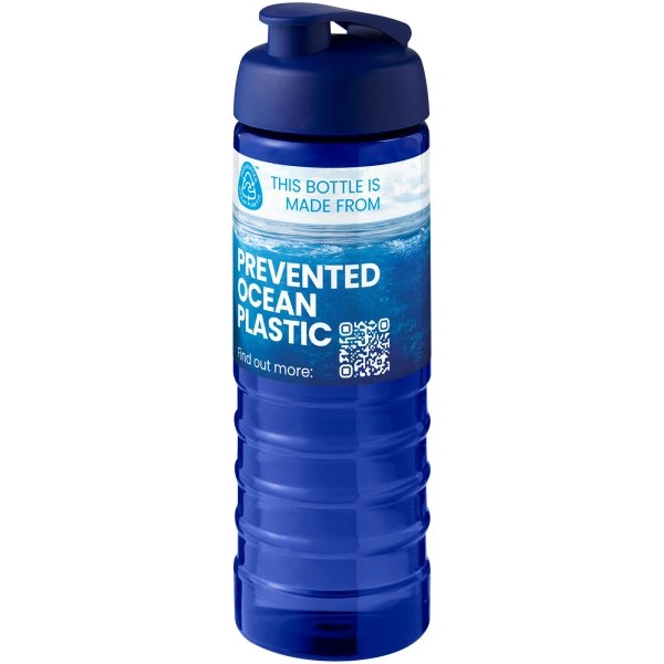 Immagine Borraccia sportiva con coperchio a scatto da 750 ml H2O Active® Eco Treble