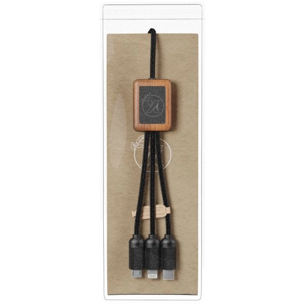 Immagine Cavo SCX.design C29 in bambù 3-in-1