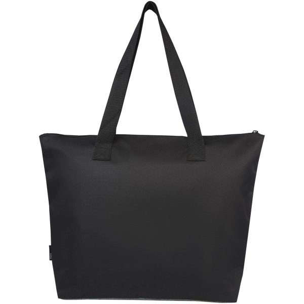 Immagine Tote bag bicolore con zip in materiale riciclato certificato GRS Reclaim 15L