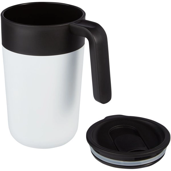 Immagine Tazza da 400 ml a doppia parete in materiale riciclato Nordia