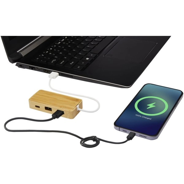 Immagine Hub USB in bambù Tapas