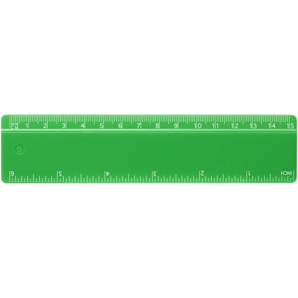 Immagine Righello da 15 cm in plastica riciclata Refari