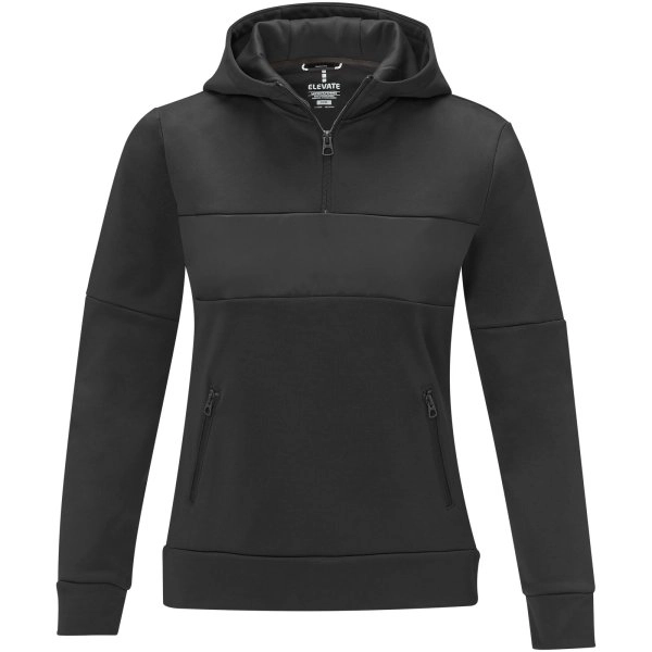 Immagine Felpa anorak con cappuccio da donna a mezza zip Sayan