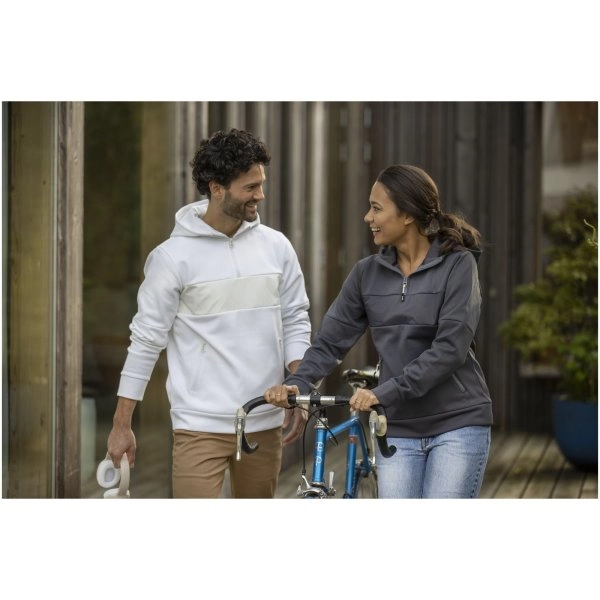 Immagine Felpa anorak con cappuccio da donna a mezza zip Sayan