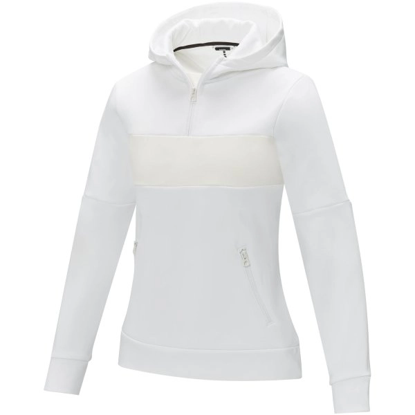 Immagine Felpa anorak con cappuccio da donna a mezza zip Sayan