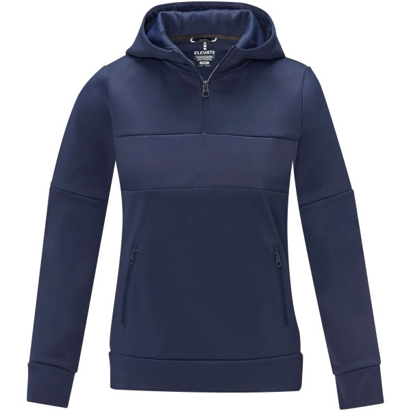 Immagine Felpa anorak con cappuccio da donna a mezza zip Sayan
