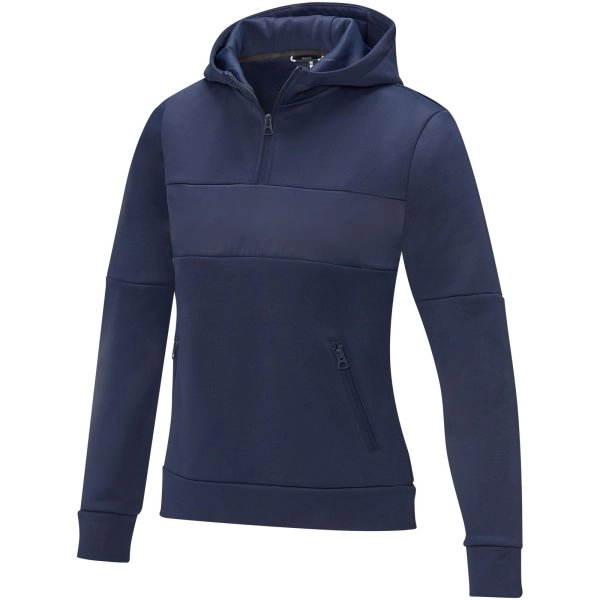 Immagine Felpa anorak con cappuccio da donna a mezza zip Sayan