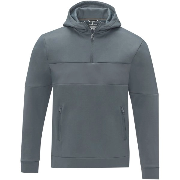 Immagine Felpa anorak con cappuccio da uomo a mezza zip Sayan