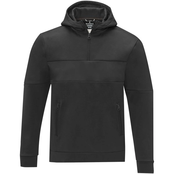 Immagine Felpa anorak con cappuccio da uomo a mezza zip Sayan