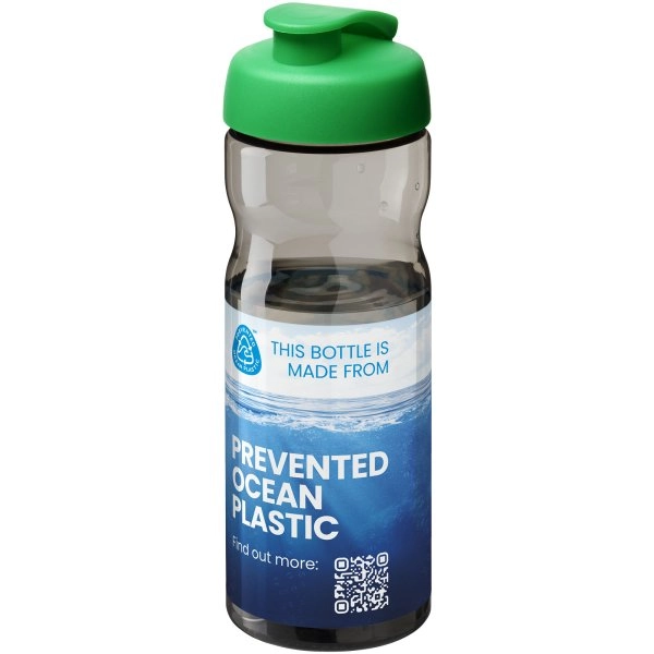Immagine Borraccia sportiva da 650 ml con coperchio a scatto H2O Active® Eco Base