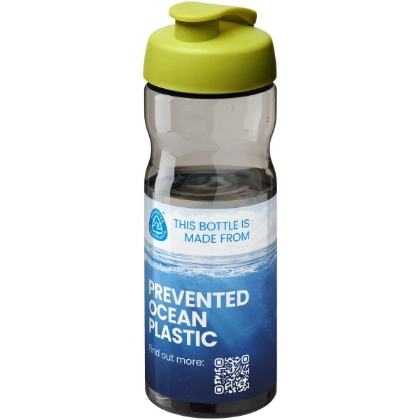 Immagine Borraccia sportiva da 650 ml con coperchio a scatto H2O Active® Eco Base