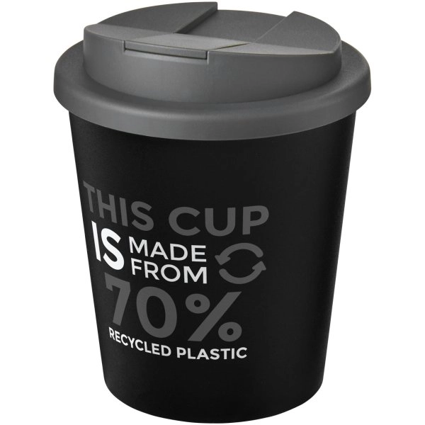 Immagine Bicchiere Americano® Espresso Eco da 250 ml in materiale riciclato con coperchio a prova di perdita