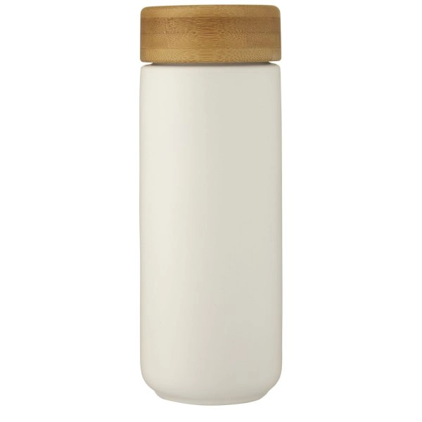 Immagine Bicchiere termico in ceramica con coperchio in bambù da 300 ml Lumi