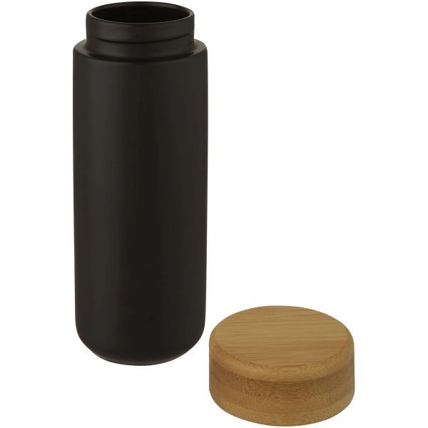 Immagine Bicchiere termico in ceramica con coperchio in bambù da 300 ml Lumi