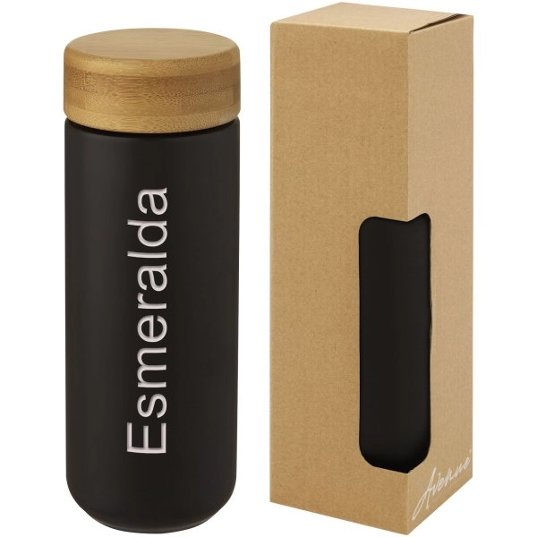 Immagine Bicchiere termico in ceramica con coperchio in bambù da 300 ml Lumi