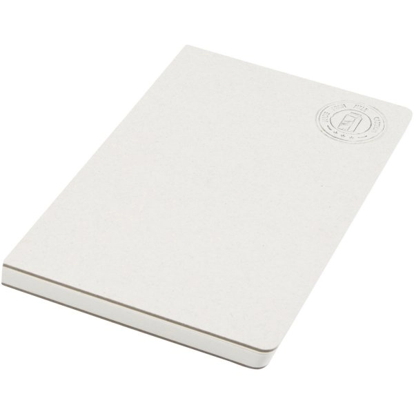 Blocco note senza dorso Dairy Dream in formato A5 realizzato con cartoni del latte riciclati