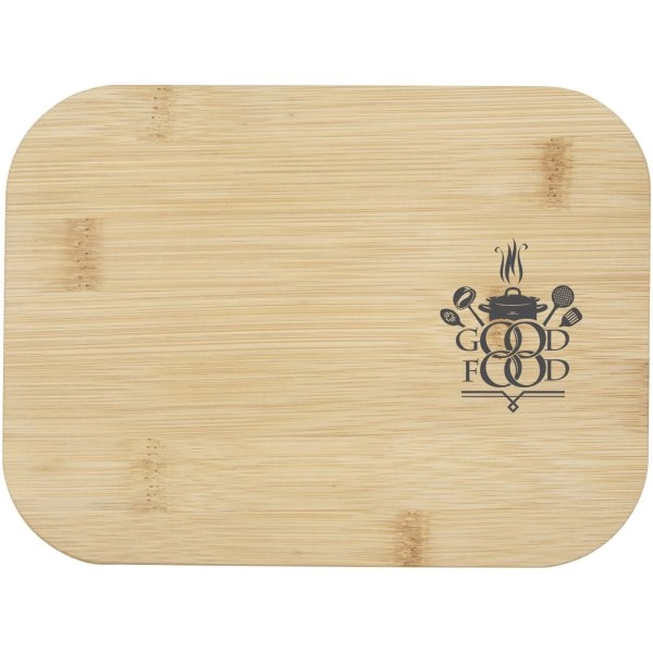 Immagine Contenitore per pranzo Roby di vetro con coperchio in bambù