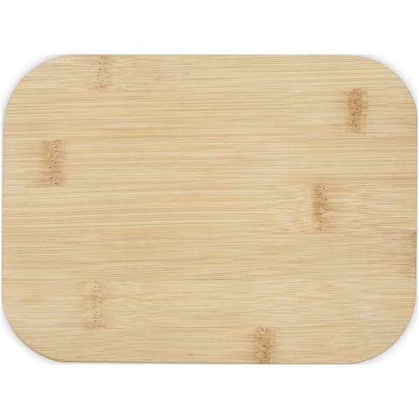 Immagine Contenitore per pranzo Roby di vetro con coperchio in bambù