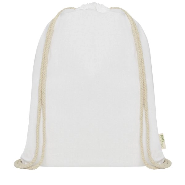 Immagine Zaino con cordoncino Orissa da 140 g/m² in cotone organico - 5L