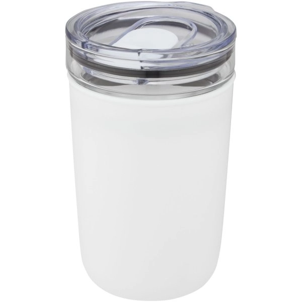 Immagine Bicchiere Bello da 420 ml in vetro con parete esterna in plastica riciclata