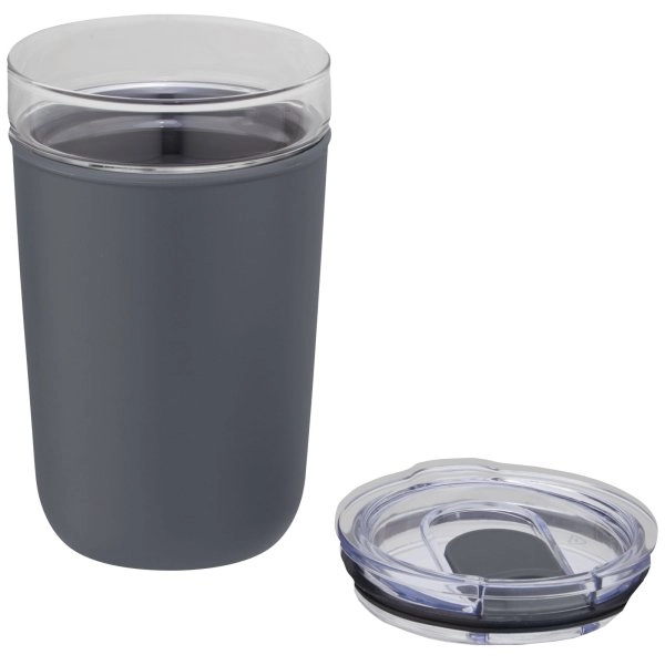 Immagine Bicchiere Bello da 420 ml in vetro con parete esterna in plastica riciclata
